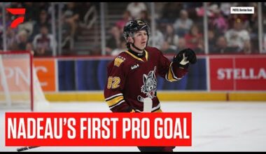 Carolina Hurricanes Prospect Bradly Nadeau Picks Up First Professional Goal With Chicago Wolves