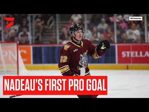 Carolina Hurricanes Prospect Bradly Nadeau Picks Up First Professional Goal With Chicago Wolves