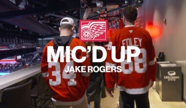 Jake Rogers Mic'd Up at Detroit Red Wings Game