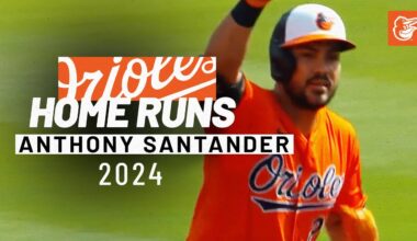 All 44 Anthony Santander Home Runs from 2024 | Baltimore Orioles