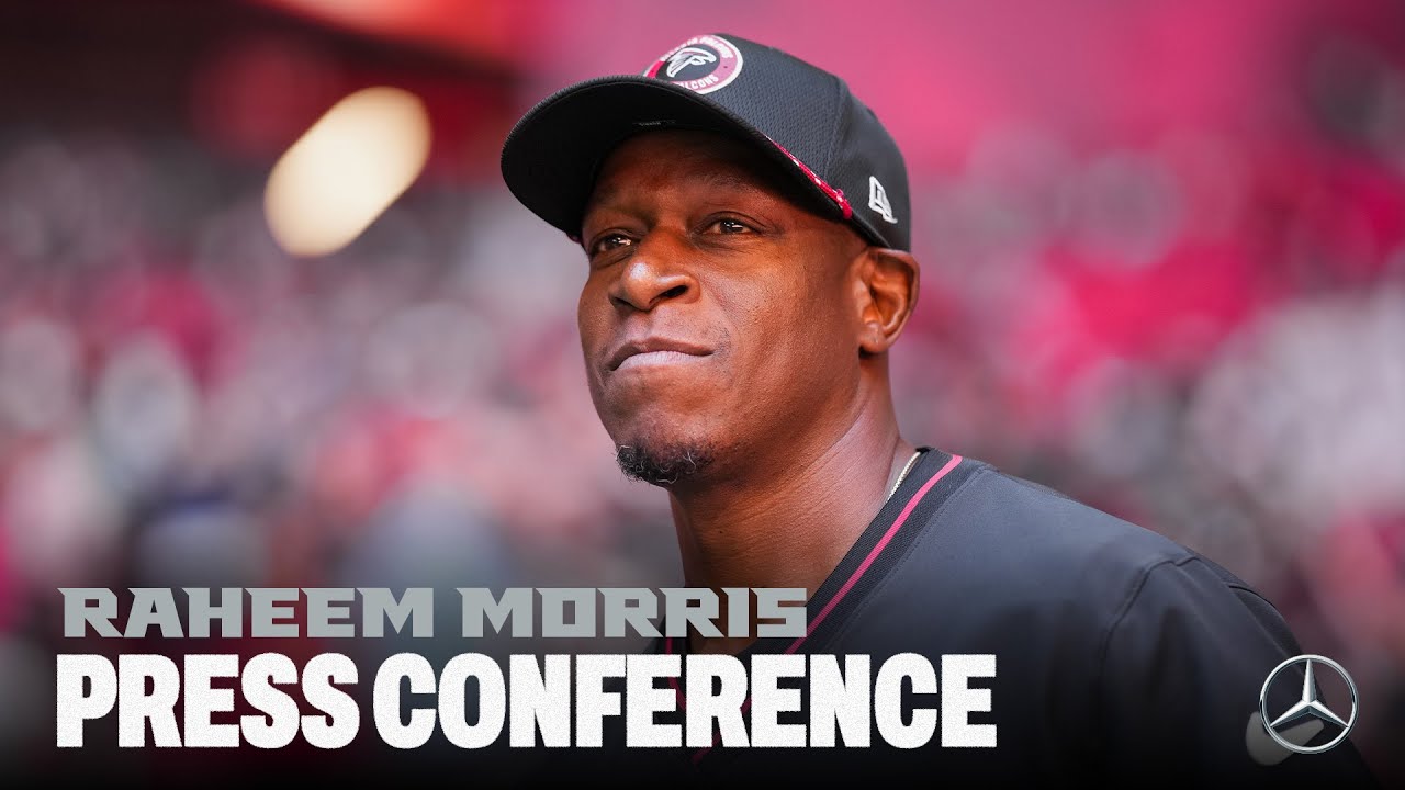 Raheem Morris speaks with media ahead of NFC South matchup vs. Buccaneers | Press Conference