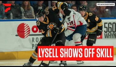 Boston Bruins Prospect Fabian Lysell Shows Off Skill For First Goal Of The Season For Providence