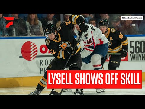 Boston Bruins Prospect Fabian Lysell Shows Off Skill For First Goal Of The Season For Providence