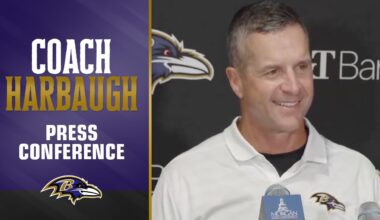 John Harbaugh on Lamar Jackson's Five-Touchdown Game | Baltimore Ravens