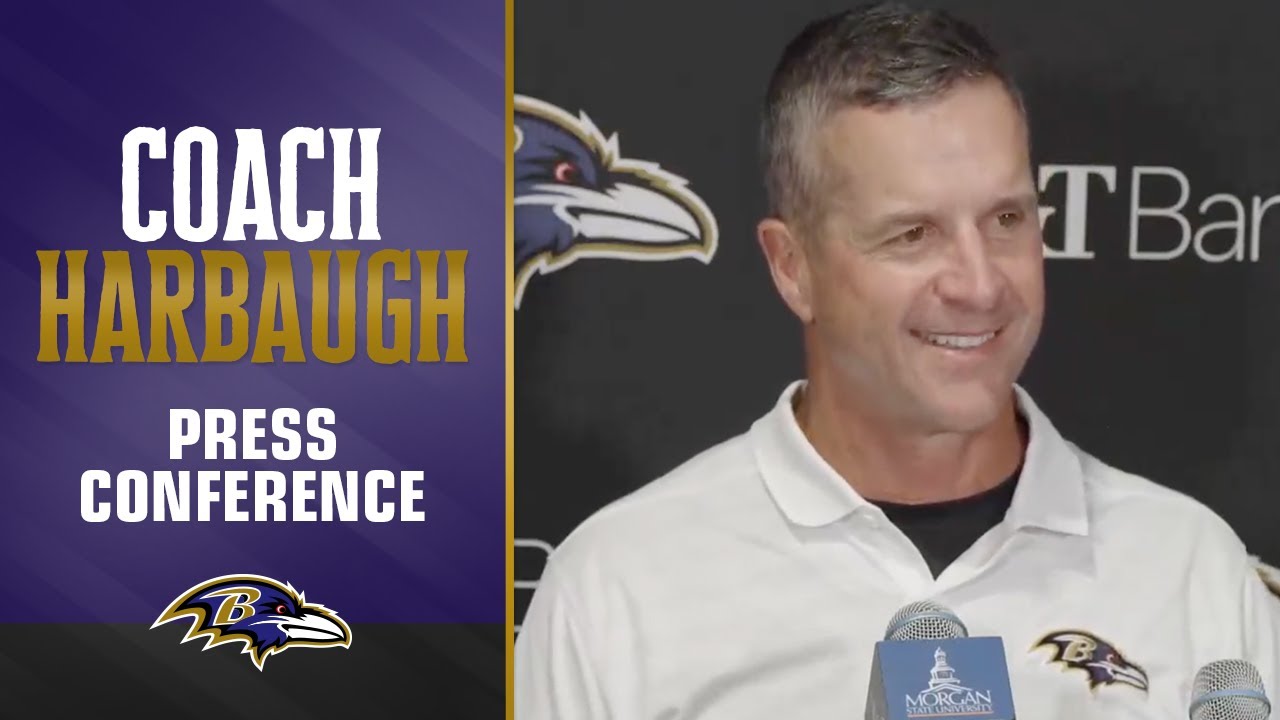 John Harbaugh on Lamar Jackson's Five-Touchdown Game | Baltimore Ravens