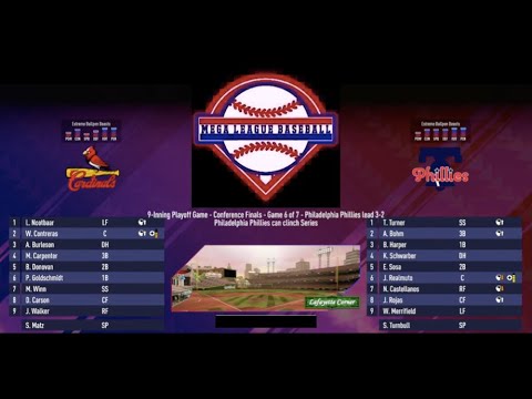 MGLB 2024 Playoffs NLCS Game 6 - St. Louis Cardinals @ Philadelphia Phillies (PHL leads 3-2)