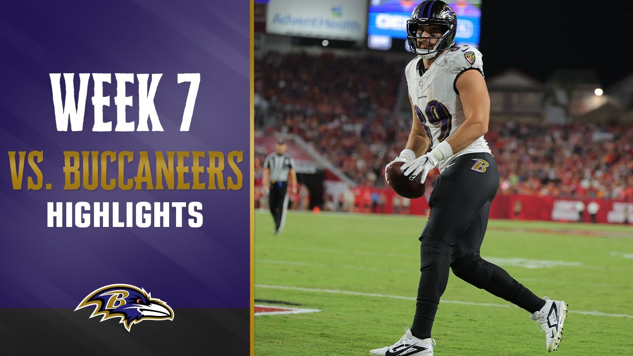 Full Game Highlights: Ravens at Buccaneers, Week 7 | Baltimore Ravens