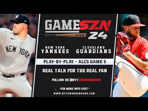 ALCS Game 5: New York Yankees @ Cleveland Guardians - Rodon vs. Bibee