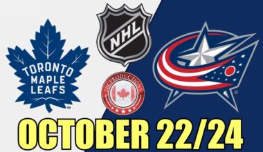 Toronto Maple Leafs vs Columbus Blue Jackets OCT 22 24 w/Superbman