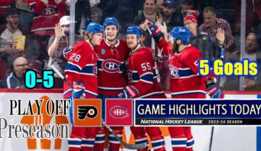 Philadelphia Flyers vs Montreal Canadiens Full Game Highlights Sep 23, 2024 | 2024 NHL Season