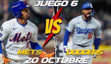 🔴 EN VIVO: NEW YORK METS VS LOS ÁNGELES DODGERS 💥DOMINGO 20 OCTUBRE ⚾​ JUEGO 6