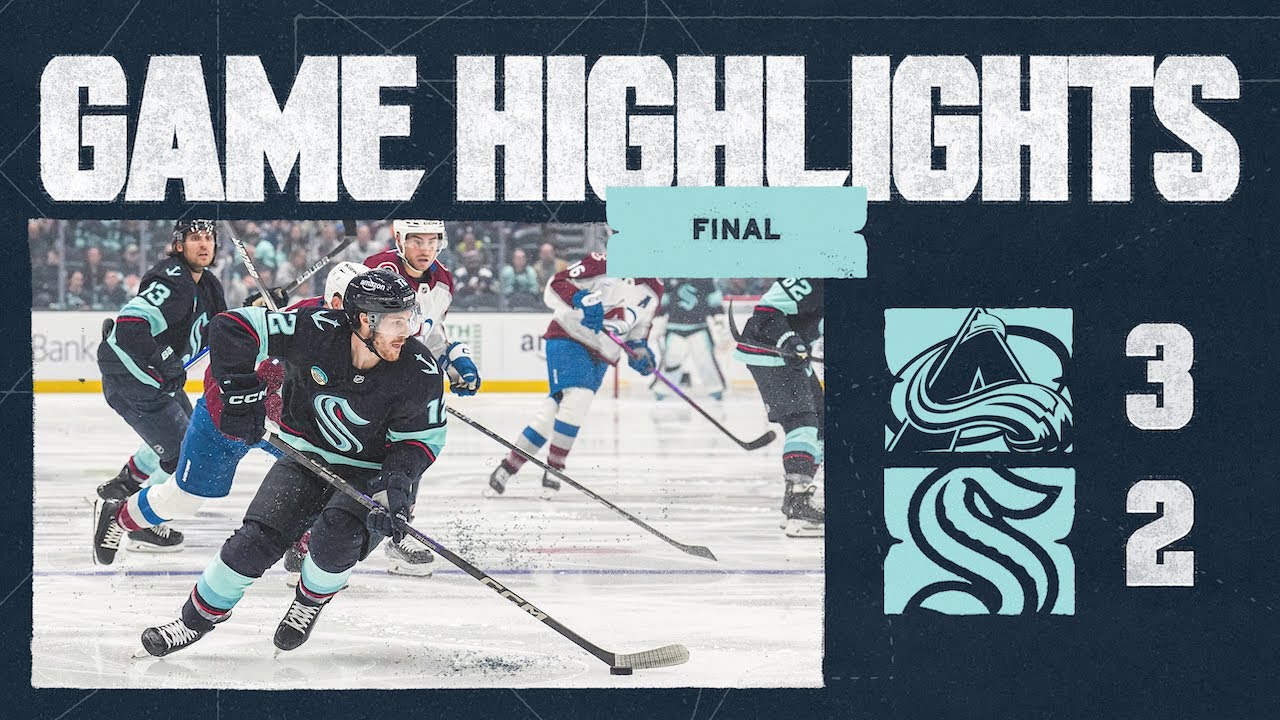 Seattle Kraken vs Colorado Avalanche | 10/22 Game Highlights