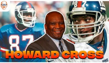 Does NY Giants Legend Howard Cross Talk To His Son During Notre Dame HALF-TIME?!