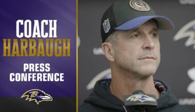 John Harbaugh on Keaton Mitchell’s Timeline | Baltimore Ravens