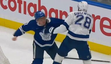 Max Domi Goes After Zemgus Girgensons