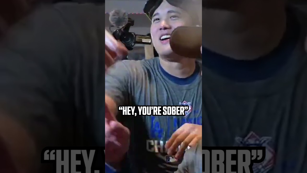 Ohtani is TOO FUNNY 😂 #ohtani #shoheiohtani #shohei #Dodgers #LosAngelesDodgers