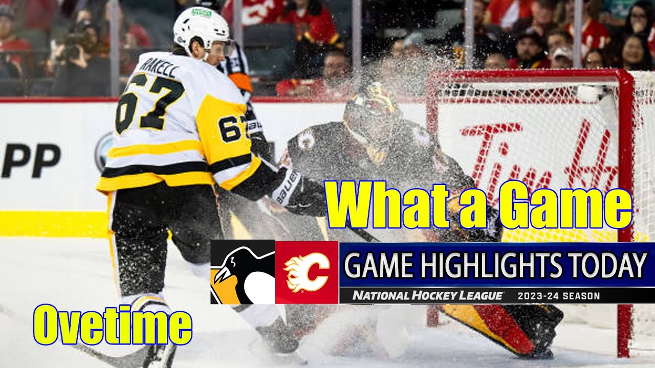 Pittsburgh Penguins vs Calgary Flames [FINAL/OT] FULL GAME Highlights (10/22/2024) | 2024 NHL Season
