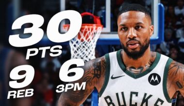 Damian Lillard (30 PTS) Was SCORCHING HOT In Philly! 6 Threes 🔥| October 23, 2024