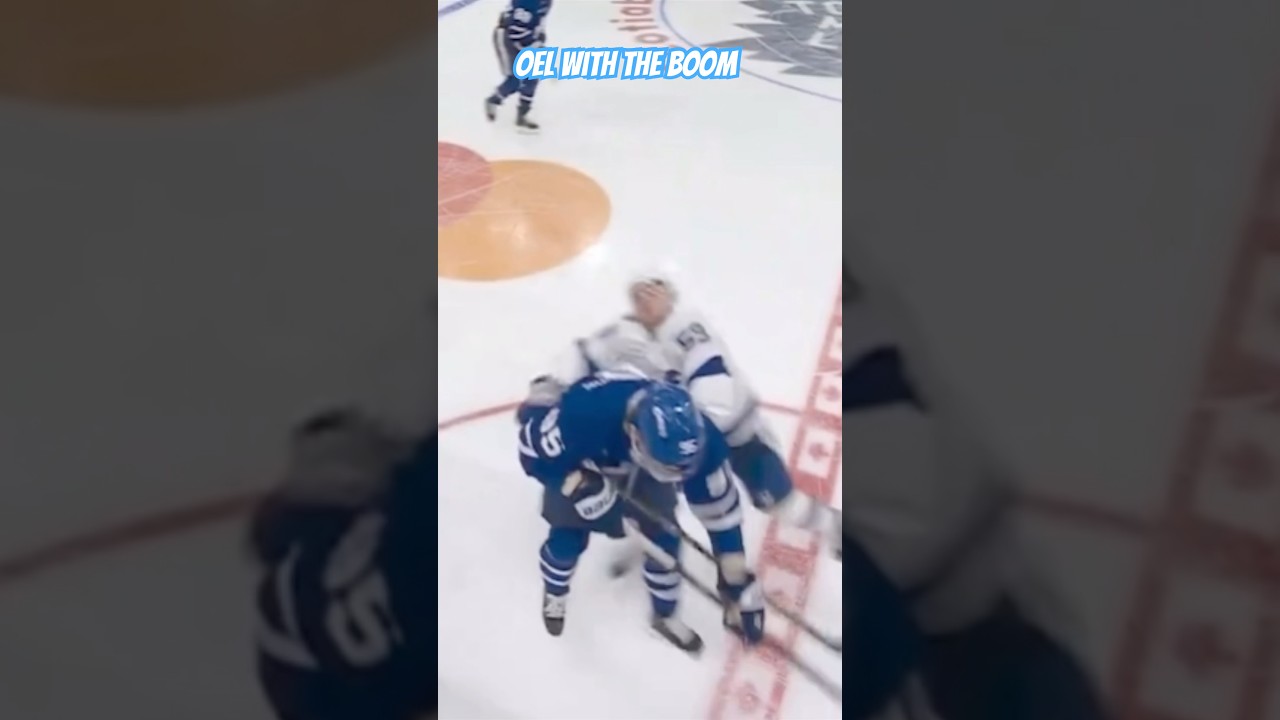 Things that make you go Boom! Lightning vs Leafs #nhl #shorts