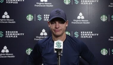 Pregame Sound | Yanni Gourde & Coach Bylsma | October 24, 2024