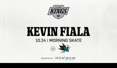 Forward Kevin Fiala | 10.24.24 LA Kings Morning Skate ahead of San Jose Sharks