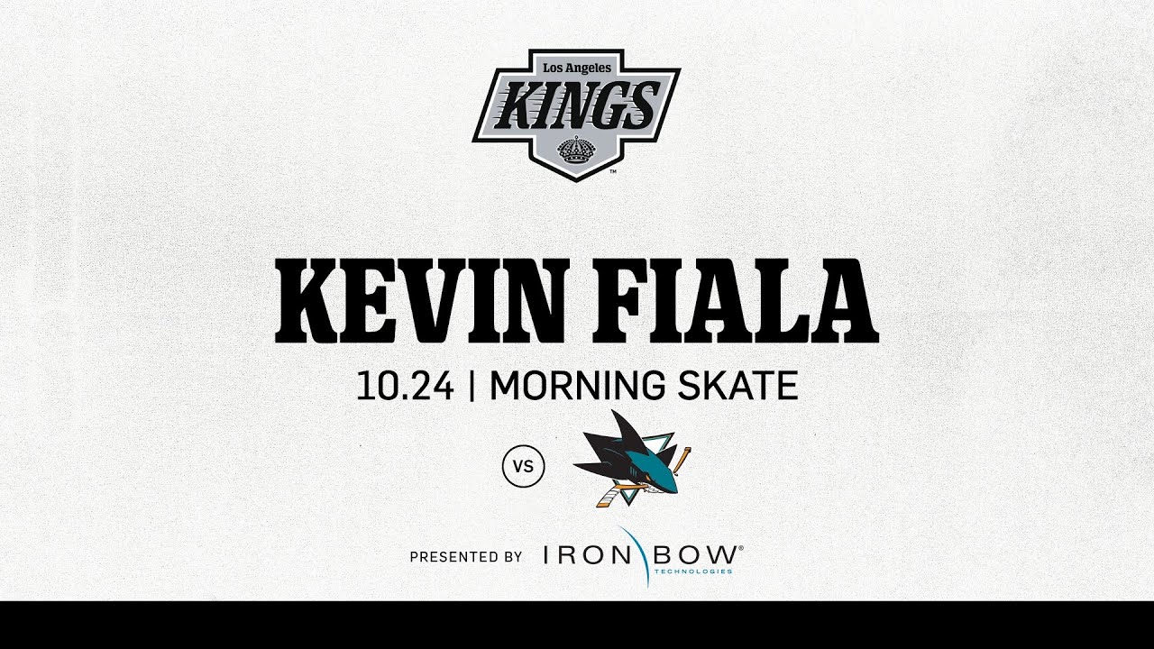 Forward Kevin Fiala | 10.24.24 LA Kings Morning Skate ahead of San Jose Sharks