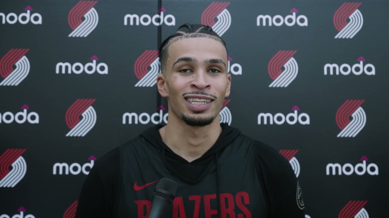 Toumani Camara Media Availability | October 24, 2024 | Portland Trail Blazers