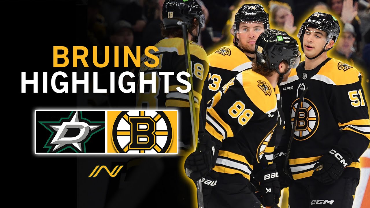 Bruins Highlights: Boston Matches Up With Dallas In Thursday Night Showdown