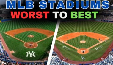 Ranking MLB Stadiums from WORST to BEST! #mlb #dodgers #yankees #mlbstadiums
