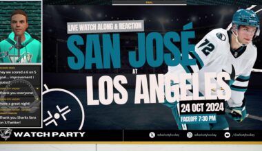 WATCH ALONG | Sharks at Kings: LIVE REACTIONS & WATCH PARTY! Period 3