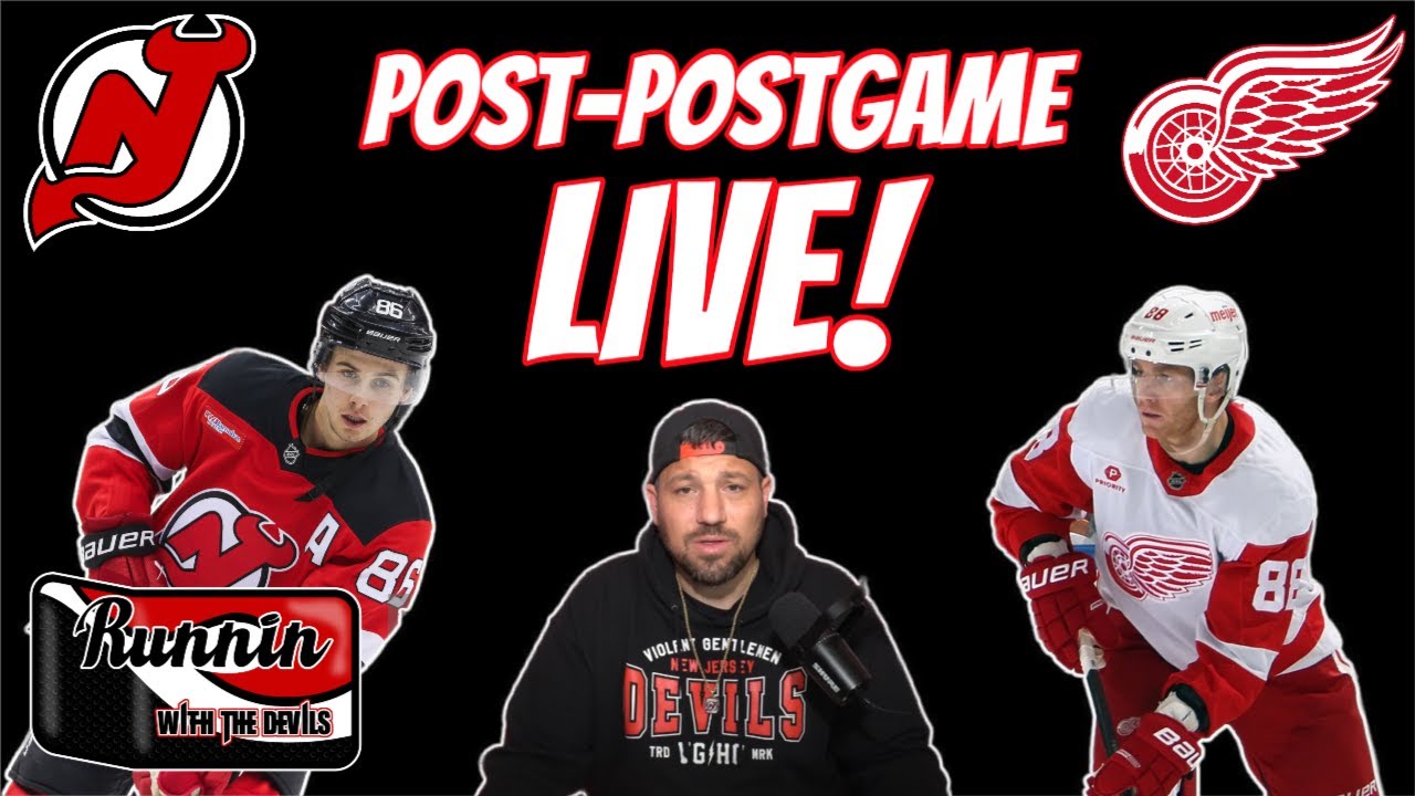 NJ Devils vs. Detroit Red Wings Post-Postgame LIVE! 10/24/24