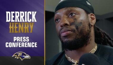 Derrick Henry Calls Lamar Jackson the GOAT | Baltimore Ravens