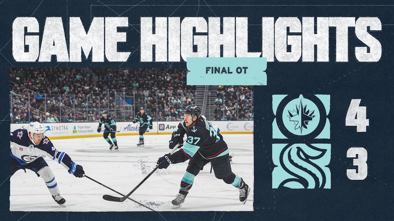Seattle Kraken vs Winnipeg Jets | 10/24 Game Highlights