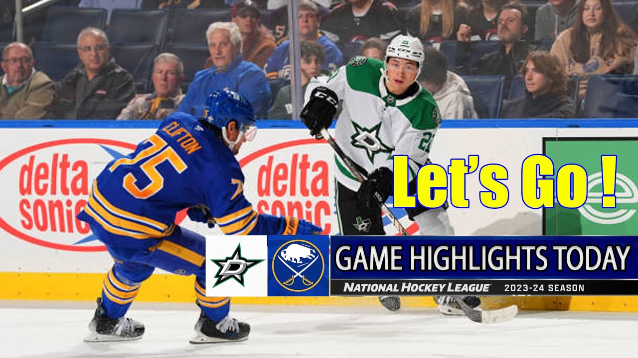 Dallas Stars vs Buffalo Sabres - 1st QTR Game Highlights (10/22/2024) | 2024 NHL Season