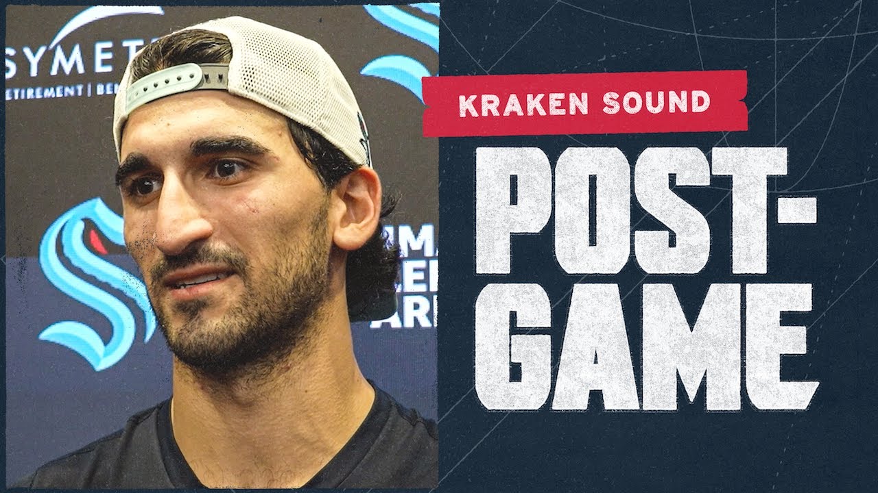 Postgame Sound | Matty Beniers, Jaden Schwartz & Coach Bylsma - October 24, 2024