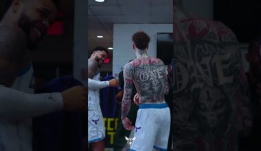 First game as a head coach ✔️First win as a head coach ✔️ #hornets #coach #basketball #lockerroom