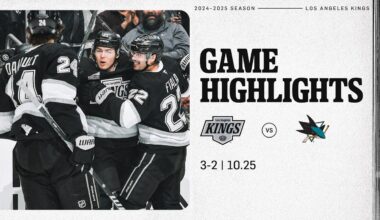 LA Kings Score 3 Early & Take Down the San Jose Sharks!
