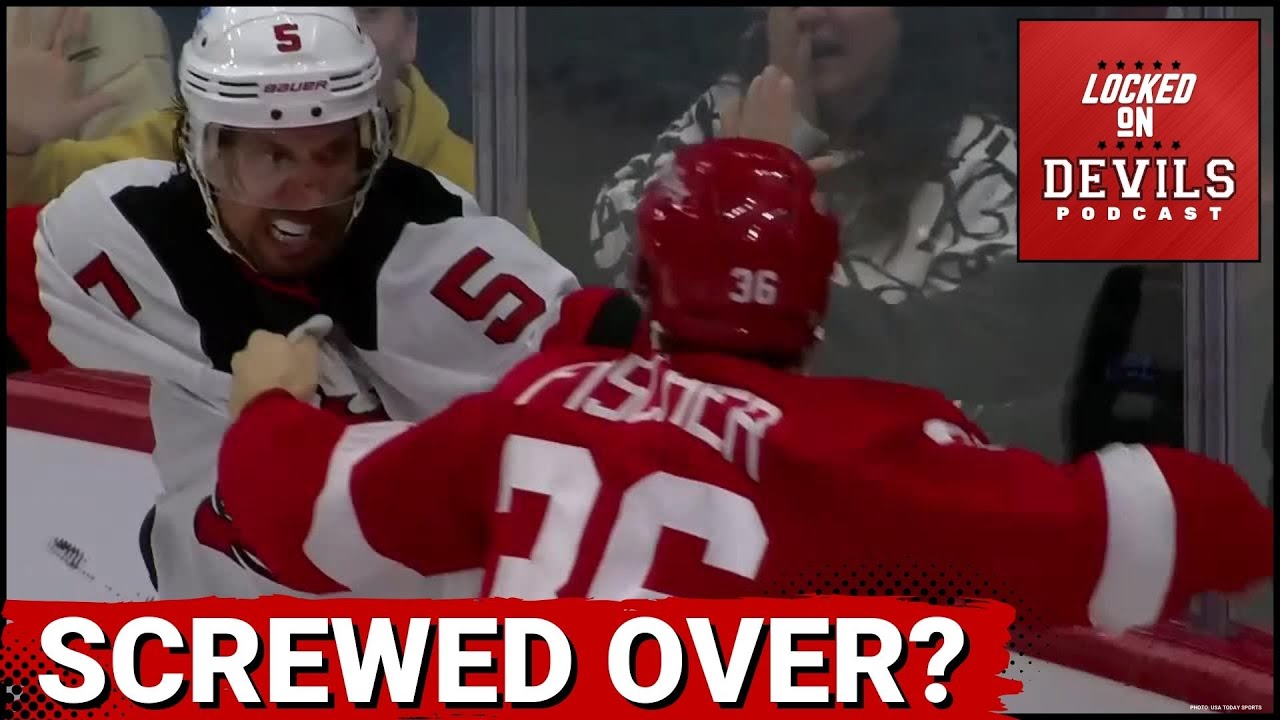 Devils Still Lost to The Red Wings Despite a Solid Performance...Did The Referees Screw Them Over?