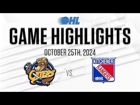 OHL Highlights: Erie Otters @ Kitchener Rangers Oct. 25, 2024