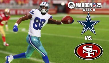 Dallas Cowboys vs. San Francisco 49ers | Week 8 Madden 25 Simulation