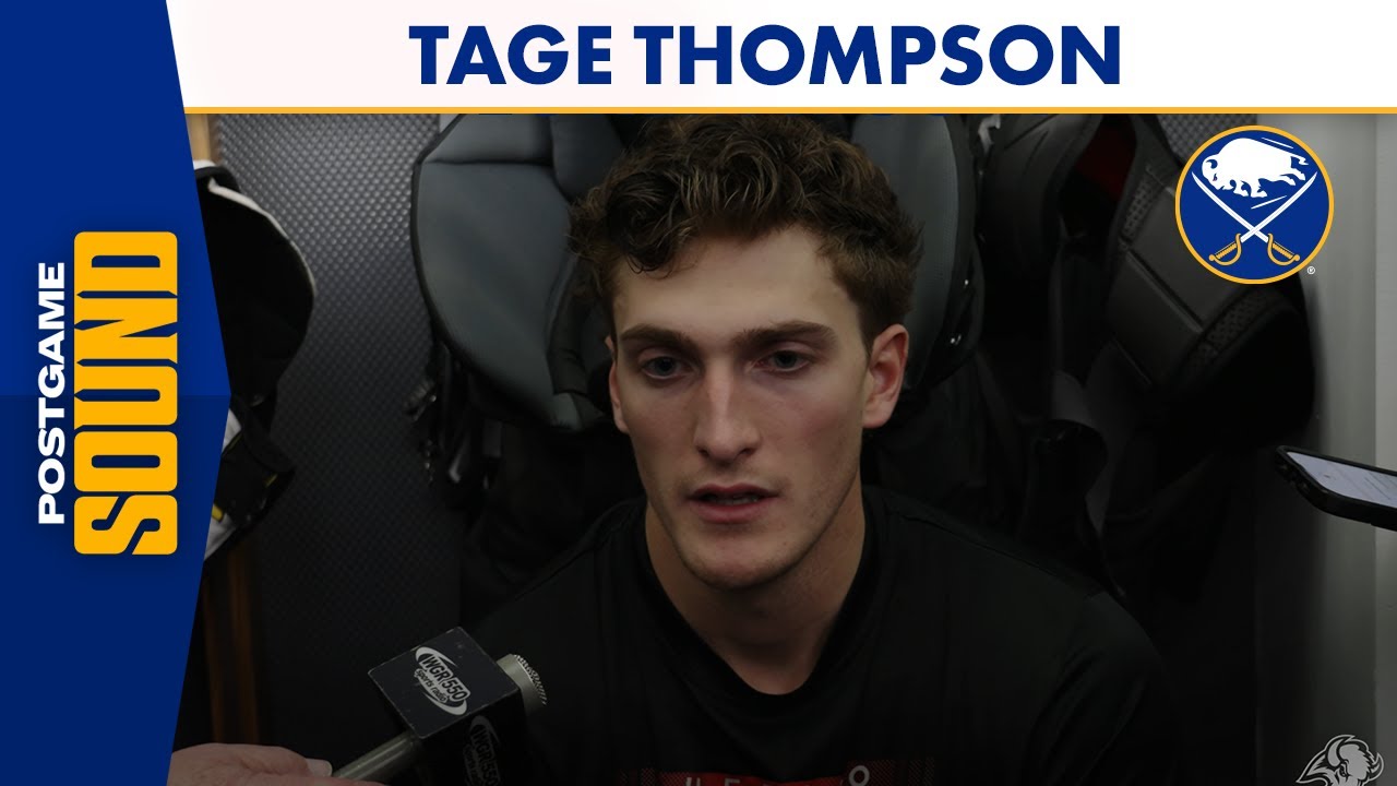"Zucker Is A Huge Piece Of The Power Play" | Tage Thompson After Win Over Detroit Red Wings