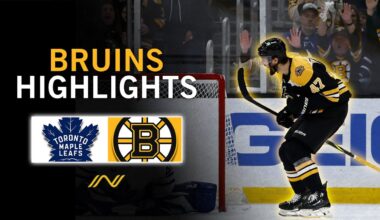 Bruins Highlights: Boston, Toronto Have Classic Overtime Battle