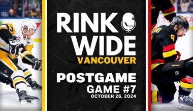 RINK WIDE POST-GAME: Vancouver Canucks vs Pittsburgh Penguins |  Game 7 - Oct. 26, 2024