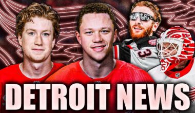 EXCITING DETROIT RED WINGS NEWS: LUCAS RAYMOND, SEBASTIAN COSSA, NATE DANIELSON + Ville Husso Injury