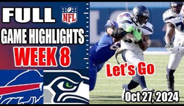 Buffalo Bills vs Seattle Seahawks Week 8 Oct 27, 2024| FULL Game | NFL Highlights 2024