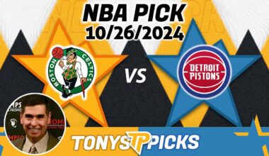 Boston Celtics vs. Detroit Pistons Pick 10/26/24 NBA Predictions
