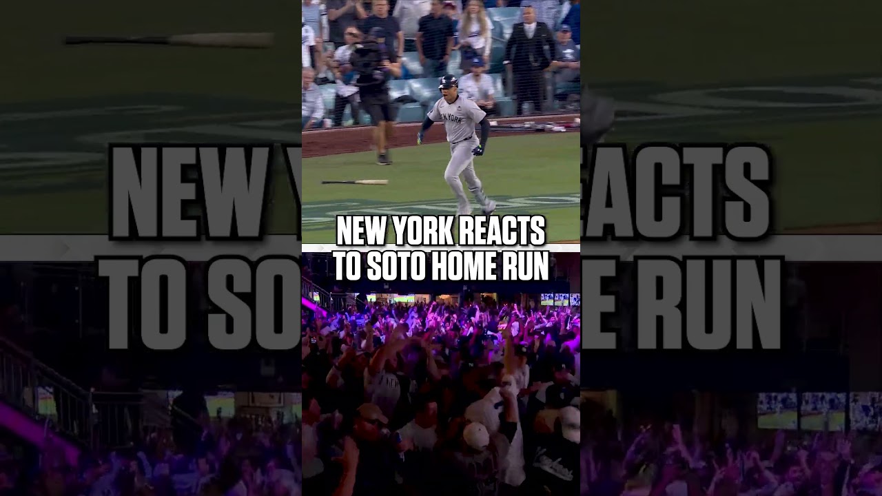 Juan Soto had New York FIRED UP🔥 #mlb #baseball #yankees #newyork