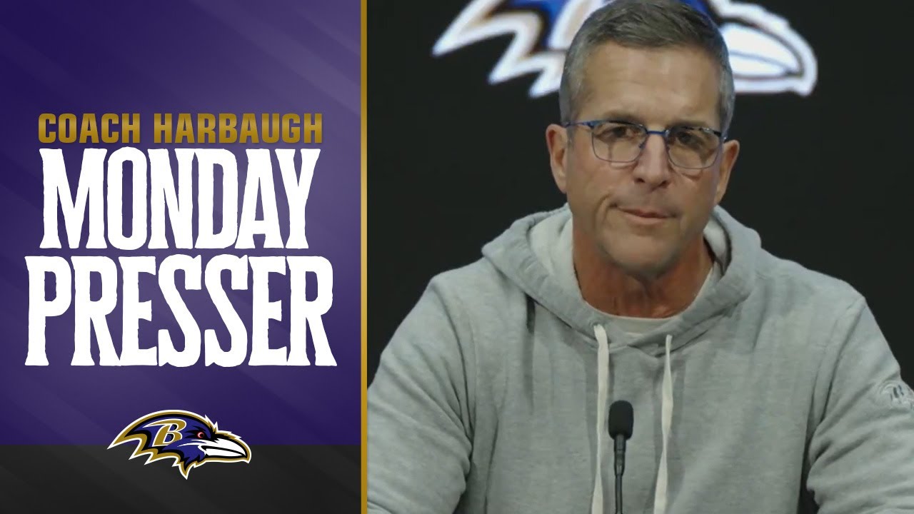 John Harbaugh Discusses Preparation for Broncos | Baltimore Ravens