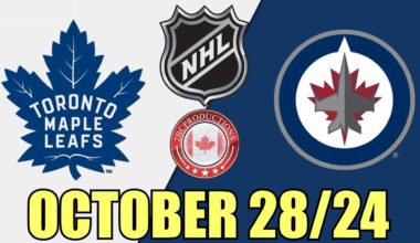 Toronto Maple Leafs vs Winnipeg Jets OCT 28 24 w/Superbman