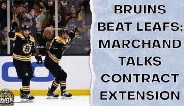 Bruins Beat Leafs; Marchand Talks Contract Extension | The Skate Pod, Ep. 361